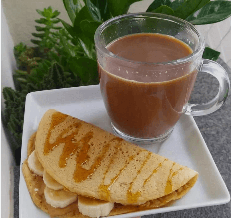Crepioca com banana
