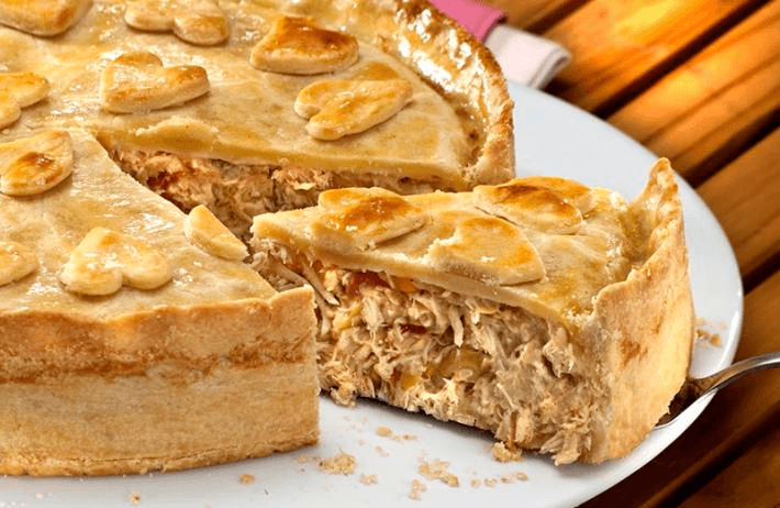 Torta salgada de frango